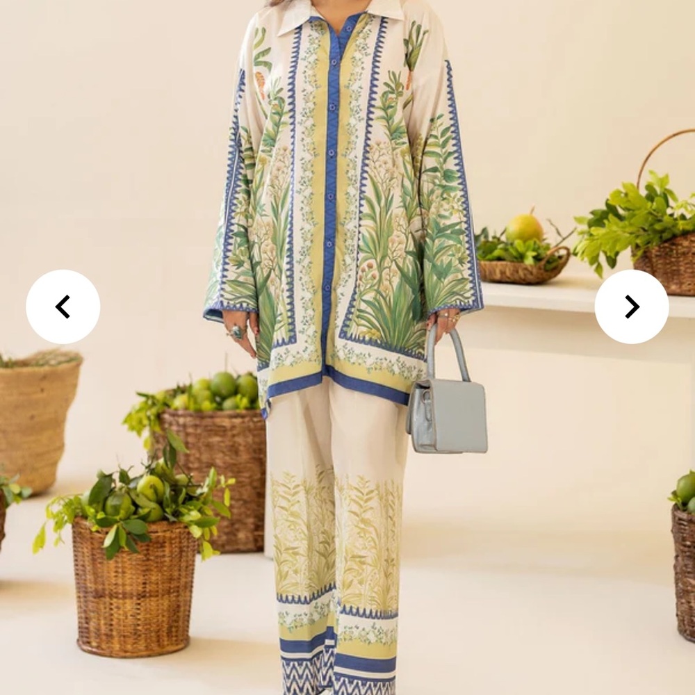 Floral Print Women's Pants & Jumpsuit Set